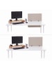 MCW Akustik-Tischtrennwand G75, 60x65cm beige