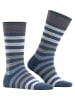 Burlington Socken 3er Pack in Grau/Blau