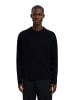 SELECTED HOMME Pullover SLHTELLER FN RELAXED CREW NECK in Blau