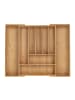 relaxdays Besteckkasten in Natur - (B)53,5 x (H)5 x (T)43 cm