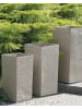 Beliani Outdoor Blumentopf TENNO in Beige - (W) 35 x (H) 70 x (L) 35 cm