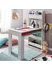 KADIMA DESIGN Kinderschreibtisch | Weiß, 90x50x110cm, Mit Regal