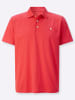 Sieh an! Kurzarm-Poloshirt in hummer