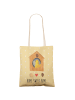 Mr. & Mrs. Panda Shopping Bag Vogelhaus Home mit Spruch in Gelb Pastell