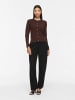 Vila VIKERRY Cable L/S Knit Cardigan in Coffee Bean