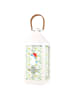 Mr. & Mrs. Panda Teelichtglas Einhorn Weihnachtsmann mit Spruch in Transparent
