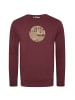 GreenBomb Sweatshirt Nature Mountain Circle in Samt Regen