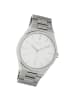 Oozoo Analog-Armbanduhr Oozoo Timepieces silber groß (ca. 40mm)