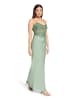Vera Mont Abendkleid mit Stickerei in Foggy Green