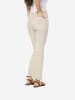 KOROSHI Baumwolle flare jeans bestickung in grun