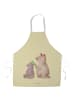 Mr. & Mrs. Panda Arbeitsschürze Bär Kind ohne Spruch in Gelb Pastell