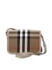 Burberry Braun Stoff Umhängetasche