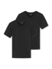 UNCOVER BY SCHIESSER T-Shirt 2er Pack in Schwarz