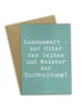 Glückwunschkarte Spruch Kassenwart Meister mit ... in Meeresbrise