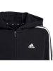 Adidas Sportswear Sweatjacke 3 STRIPES in black-white