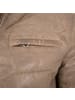 Gipsy Stepplederjacke Lammnappa in Taupe