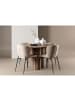 ebuy24 Essgruppe Olivia (5-teilig) Braun 110 x 110 cm