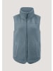 Hessnatur Hessnatur Wollfleece Weste Regular aus reiner Merinowolle in gletscherblau