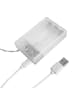 Butlers LED-Lichterkette 20 Lichter mit USB-Batteriefach 20 LIGHTS in Transparent