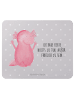 Mr. & Mrs. Panda Mousepad Axolotl Hurra mit Spruch in Grau Pastell