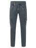 Timezone Cargohose Regular Fit Taschen Baumwolle Reißverschluss in Anthrazit