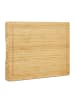 relaxdays 4x Tranchierbrett in Natur - (L)45 x (B)35 cm