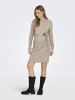 ONLY Strickkleid in Beige
