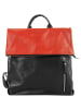 Cluty City-Rucksack echt Leder in rot