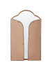 Beliani Dekospiegel SAVILLY in Gold - (W) 87 x (H) 77 x (L) 2 cm Vertikal