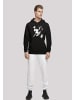 F4NT4STIC Basic Hoodie David Bowie Smoke Kreuz in schwarz