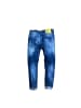 Dsquared2 Yellow Patch Distressed Denim Jeans