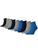 Puma Socken 9er Pack in Grau/Blau
