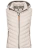 Camel Active Steppweste aus recyceltem Polyester in Beige-Grau