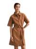 Marc O'Polo DENIM Hemdblusenkleid relaxed in Melted Chocolate