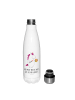 Mr. & Mrs. Panda Thermosflasche Einhorn Künstler mit Spruch in Weiß