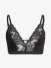 Erlich Textil  Alisa Big Cup Bustier mit Spitze große Cups aus Modal, Alisa Big Cup Bustier mit Spitze große Cups aus Modal - breites Unterbrustband, Alisa granatapfel mit Spitze große Cups aus Modal, Alisa salbei mit Spitze große Cups aus Modal in schwarz