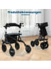 COSTWAY Rollator 2 in 1 in Schwarz