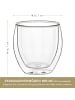 Creano 2er Set Thermoglas "Espressoglas" - 100ml Glas
