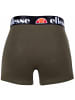 ellesse Boxershort 6er Pack in Schwarz/Khaki/Blau