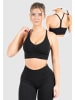 SMILODOX Sport BH Hailey Scrunch in Schwarz