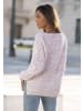 Buffalo V-Ausschnitt-Pullover in rosa-blau