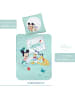 Disney Mickey Mouse Kinder Bettwäsche-Set "Disney's Mickey Mouse, Pluto & Donald Duck" in Mint