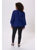 KAFFE curve Langarm-Bluse KCtina in Beacon Blue