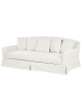 Beliani Sofa-Schonbezug GILJA in Weiß - (W) 212 x (H) 89 x (L) 107 cm
