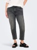 ONLY Carmakoma Straight-Fit jeans in Dark Grey Denim