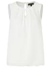 More & More feminines Chiffon-Blusentop in offwhite