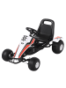 HOMCOM Gokart Tretauto Weiß