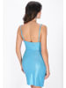faina Women Dress in light blue metallic