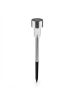 relaxdays 6 x Solarlampe in Silber/ Schwarz