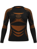 normani Funktionsunterwäsche Set Hemd + Hose Unisex in Schwarz/Orange